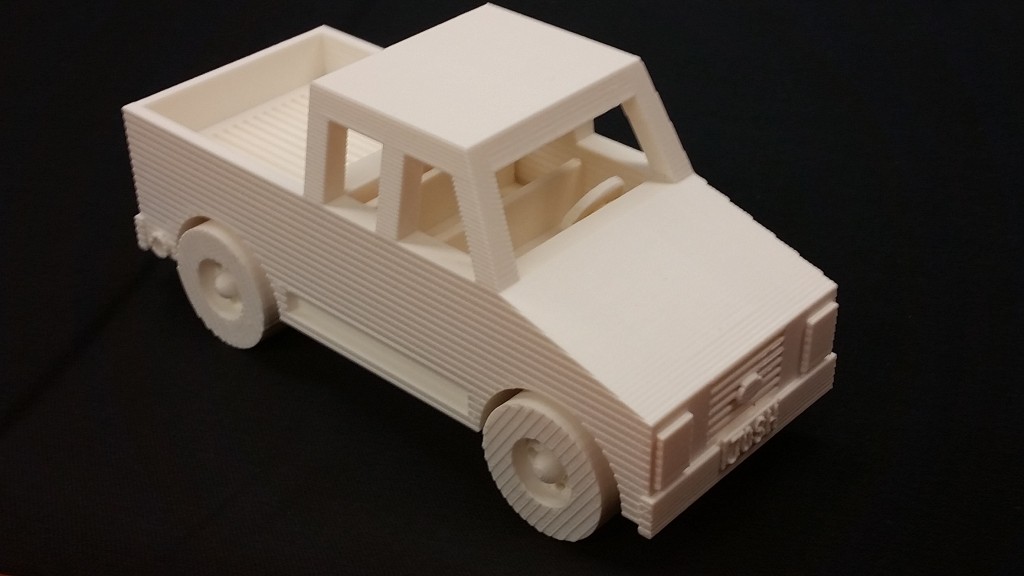 3D Print of a Pickup Truck NCLab